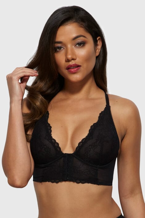 Gossard Сутиен Superboost Lace Bralette черен - Pepit.bg