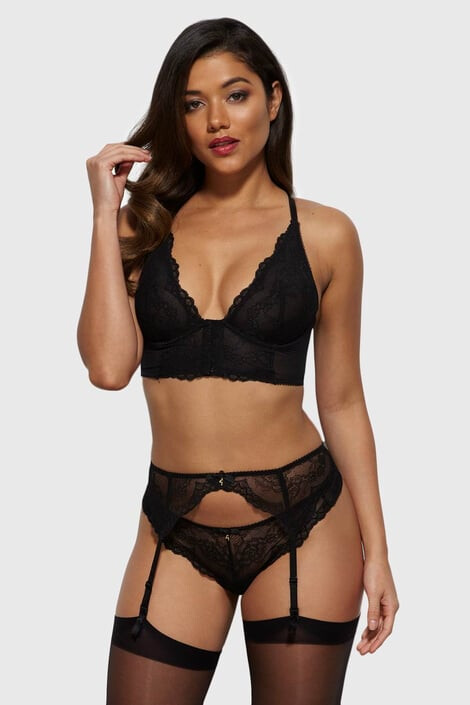 Gossard Сутиен Superboost Lace Bralette черен - Pepit.bg