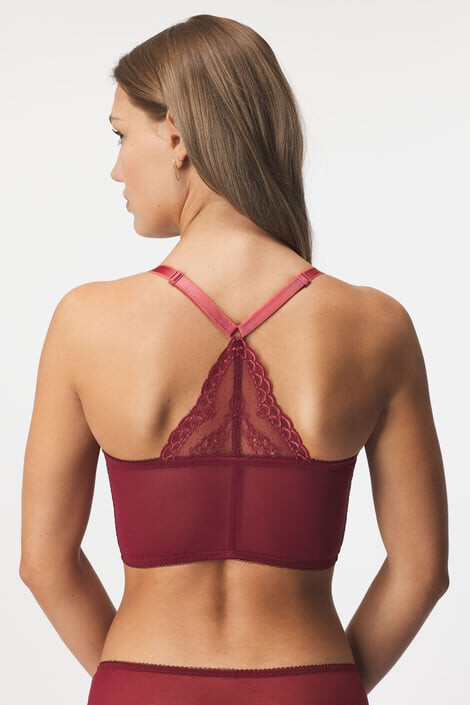 Gossard Сутиен Superboost Lace Cranberry неподплатен - Pepit.bg