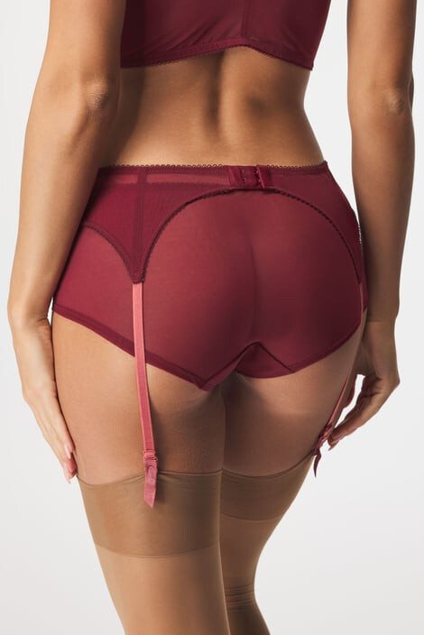 Gossard Жартиерен колан Superboost Lace Cranberry - Pepit.bg