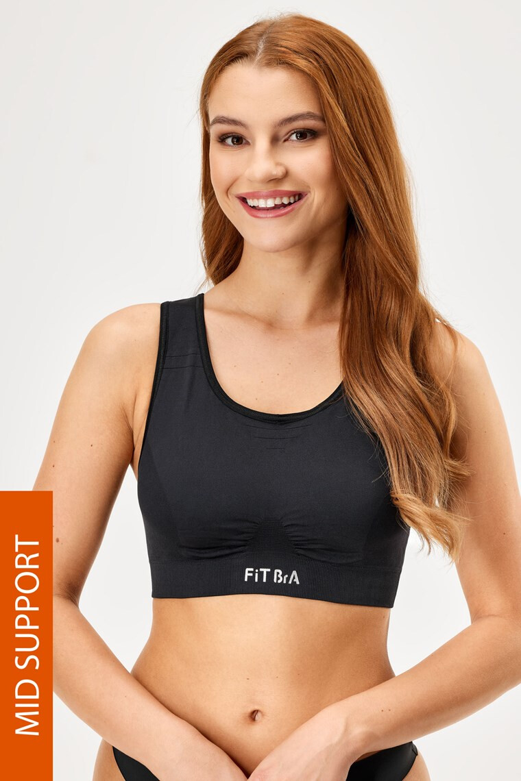 Hanna Style Спортен сутиен Fit Bra безшевен - Pepit.bg