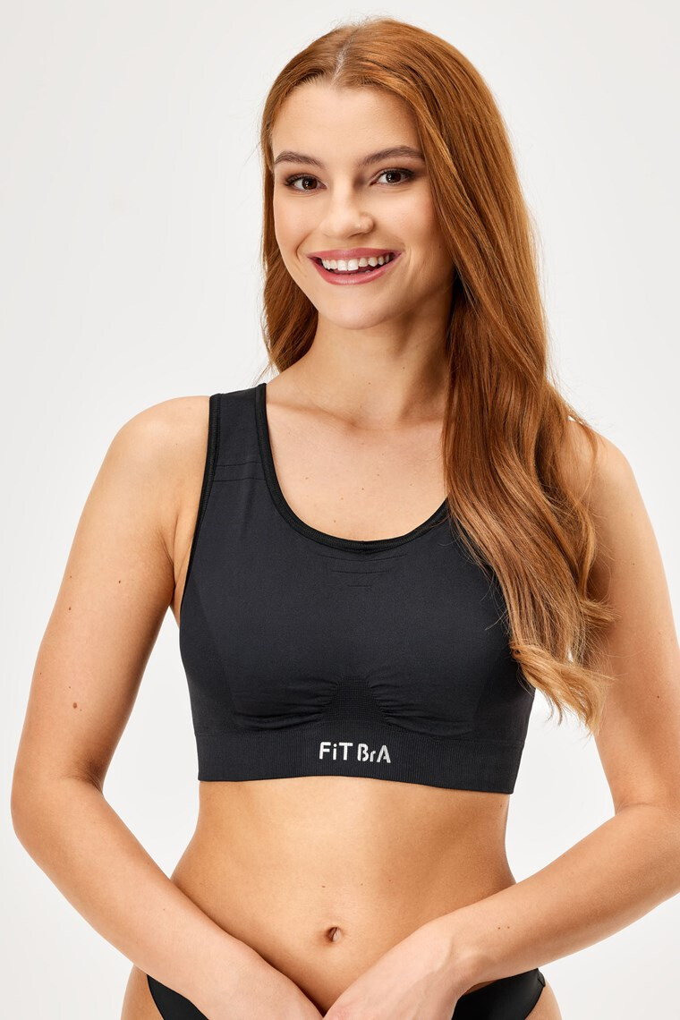 Hanna Style Спортен сутиен Fit Bra безшевен - Pepit.bg