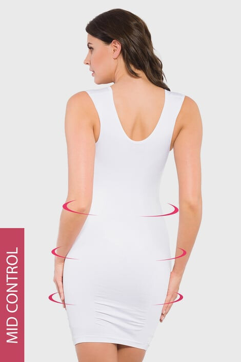 Hanna Style Стягаща рокля Hanna 6720-MicroClima бежова - Pepit.bg