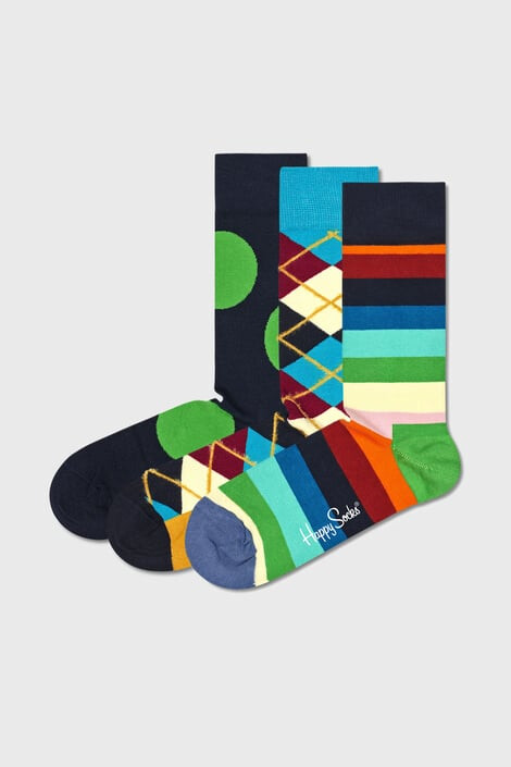 Happy Socks 3 PACK къси чорапи Classics - Pepit.bg