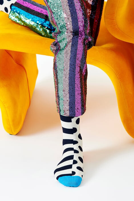 Happy Socks Чорапи Stripe Dot - Pepit.bg