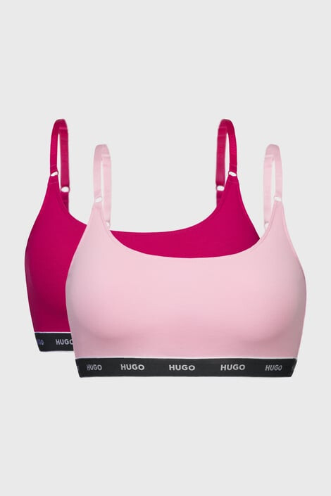 HUGO BOSS 2PACK сутиени HUGO Twin Pink Bralette - Pepit.bg