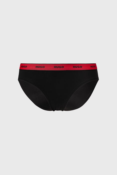 HUGO BOSS 3PACK класически бикини HUGO Stripe Black - Pepit.bg
