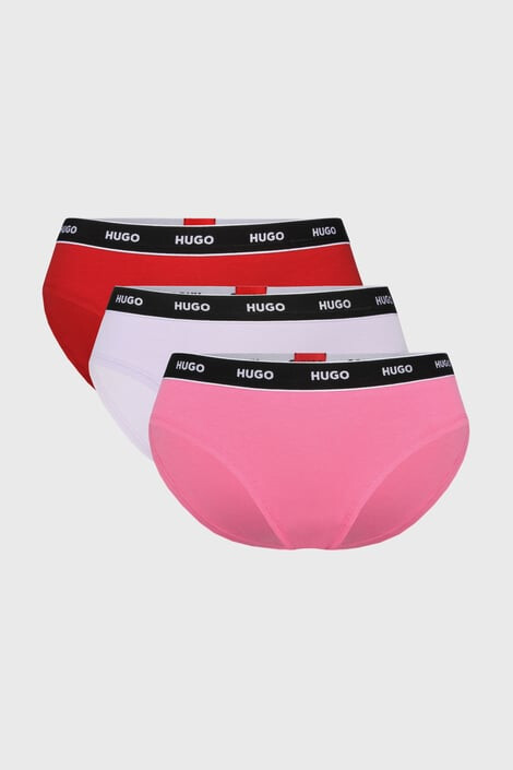 HUGO BOSS 3PACK класически бикини Hugo Stripe Stretch - Pepit.bg