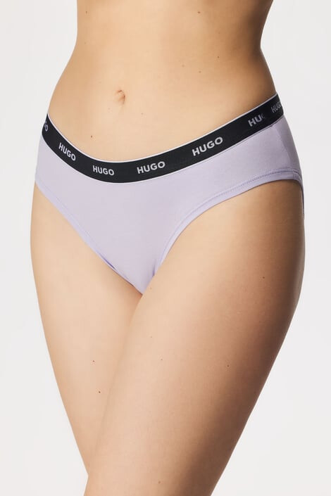 HUGO BOSS 3PACK класически бикини Hugo Stripe Stretch - Pepit.bg