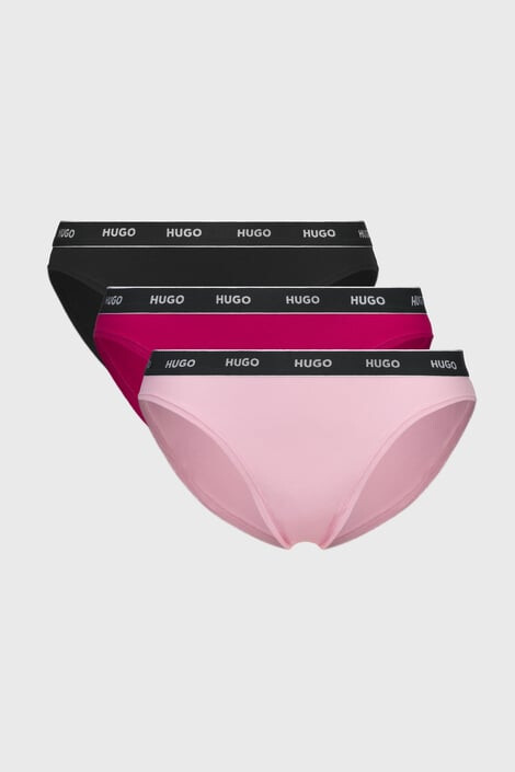 HUGO BOSS 3PACK класически бикини HUGO Triplet Pink - Pepit.bg