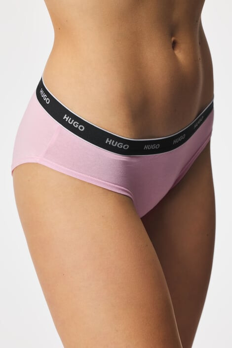 HUGO BOSS 3PACK класически бикини HUGO Triplet Pink - Pepit.bg