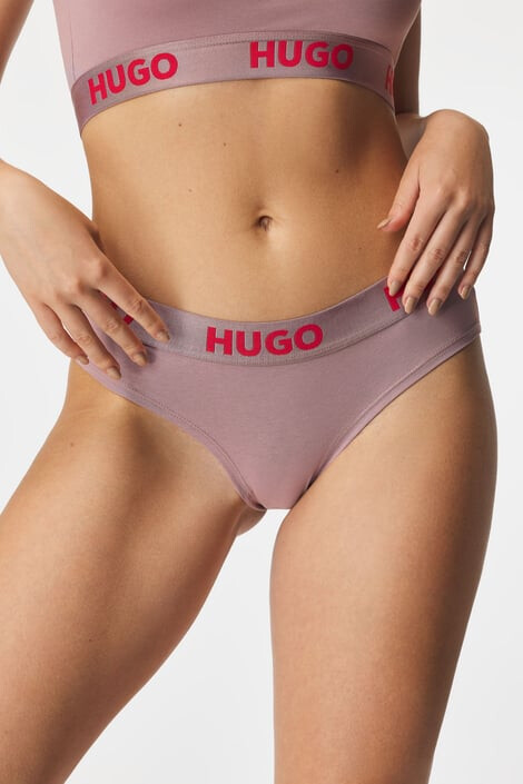 HUGO BOSS Класически бикини Hugo Sporty Purple - Pepit.bg