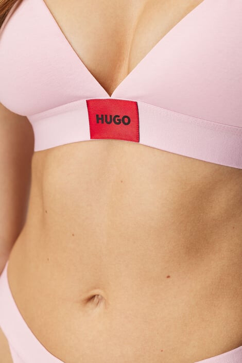 HUGO BOSS Сутиен HUGO Triangle Red Label Pink - Pepit.bg