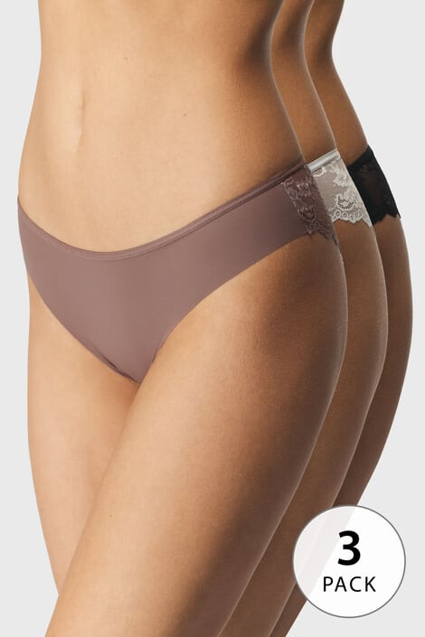 Hunkemöller 3PACK класически бикини Gail - Pepit.bg