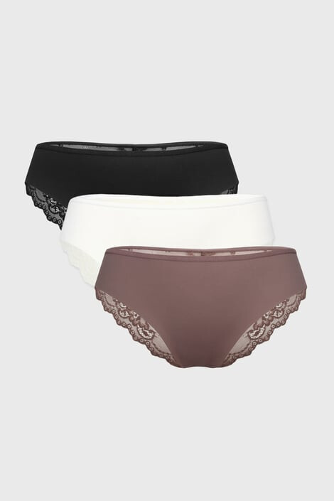 Hunkemöller 3PACK класически бикини Gail - Pepit.bg