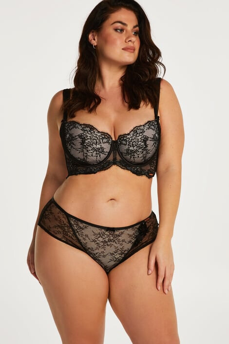 Hunkemöller Бикини Kelsey Black френски - Pepit.bg
