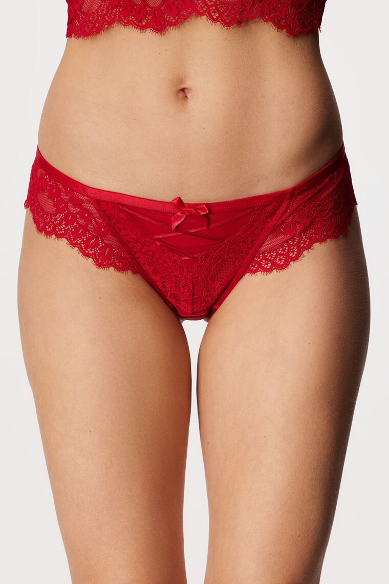 Hunkemöller Бразилски бикини Claire Red - Pepit.bg