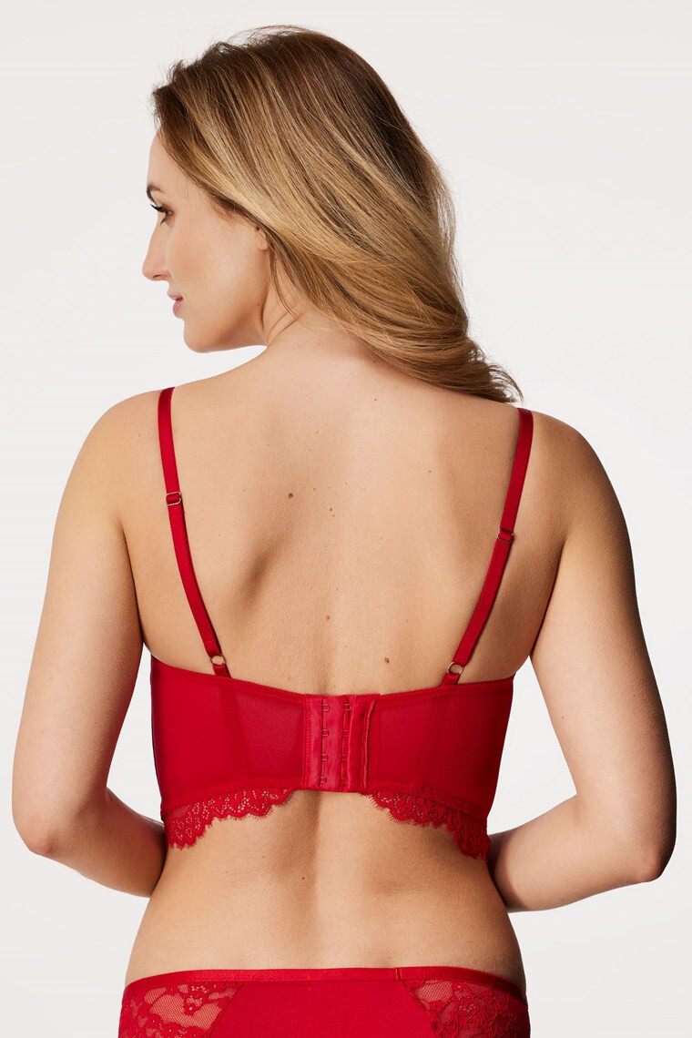 Hunkemöller Бразилски бикини Claire Red - Pepit.bg