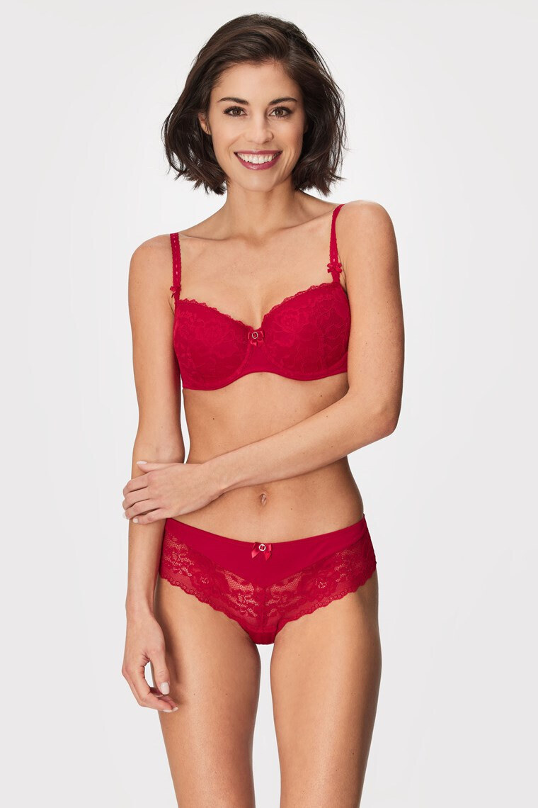 Hunkemöller Бразилски бикини Maya Red - Pepit.bg