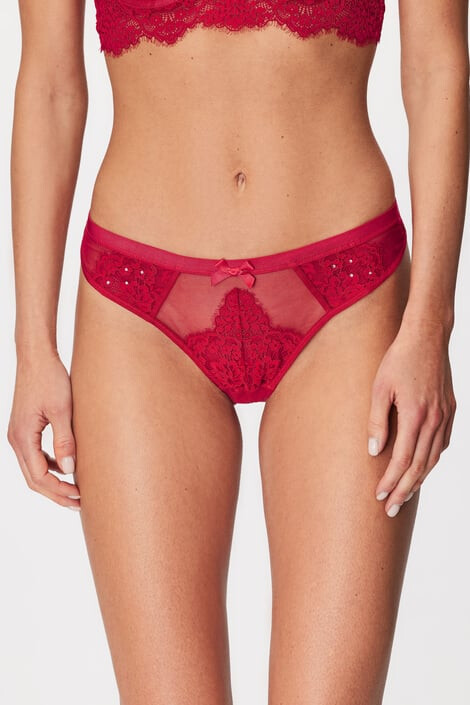 Hunkemöller Бразилски бикини Pauline Red - Pepit.bg