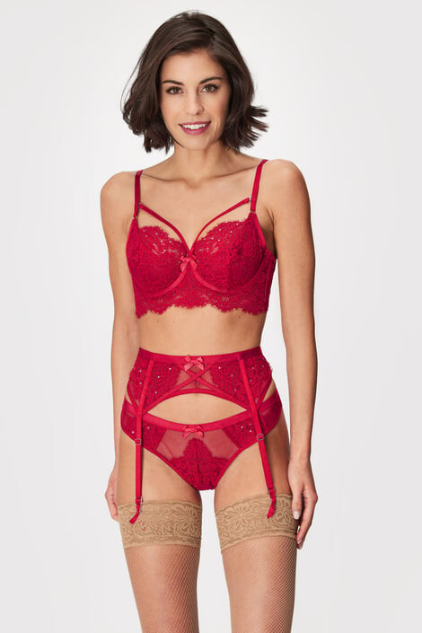 Hunkemöller Бразилски бикини Pauline Red - Pepit.bg