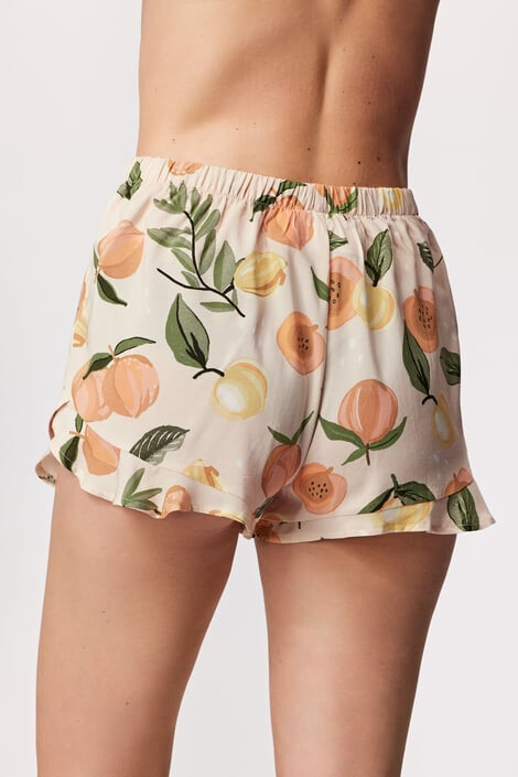 Hunkemöller Дамски пижамени шорти Satin Fruit - Pepit.bg