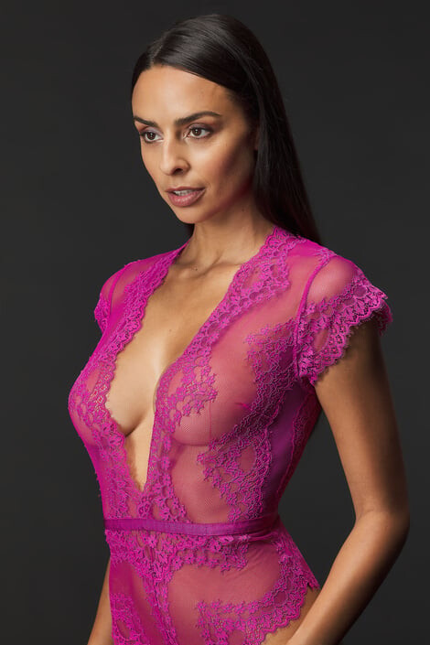 Hunkemöller Еротично боди Daisy - Pepit.bg