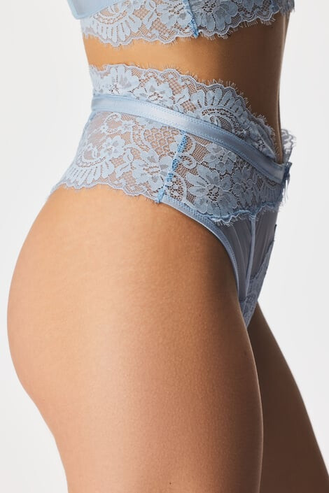 Hunkemöller Прашки Catrin Blue с висока талия - Pepit.bg