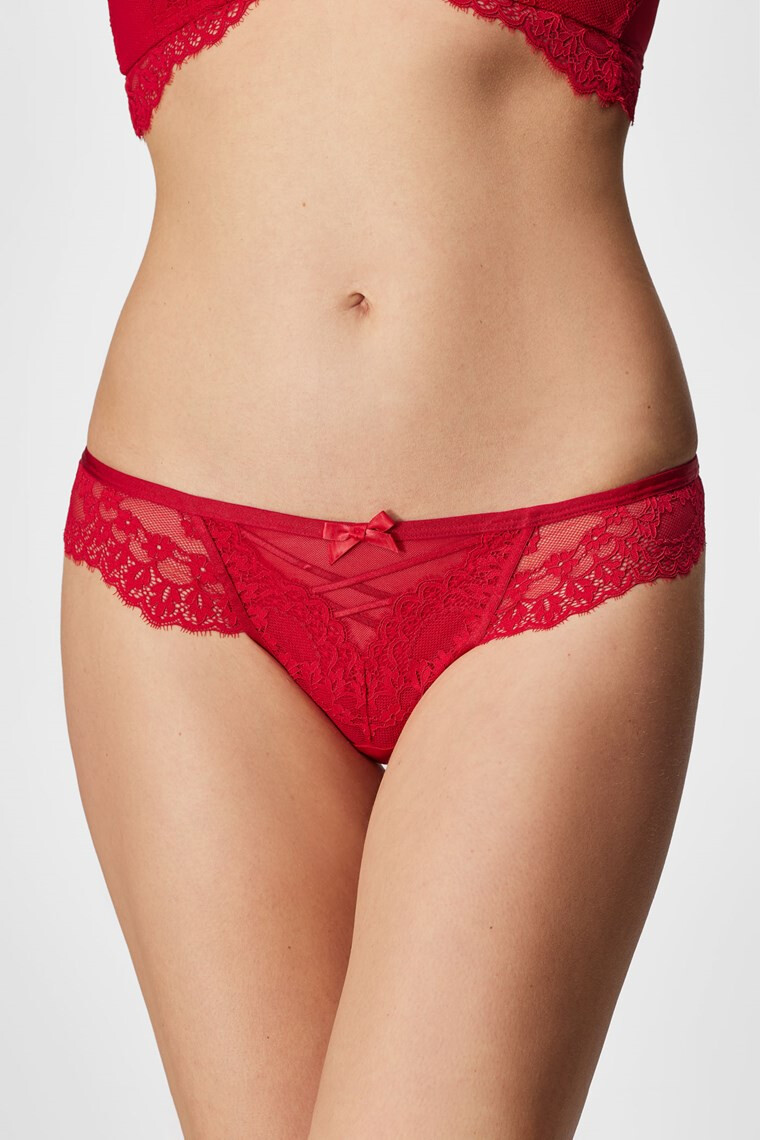 Hunkemöller Прашки Claire Red - Pepit.bg
