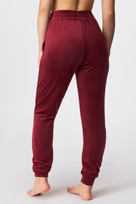 Hunkemöller Спортно долнище Velours Braid Red - Pepit.bg