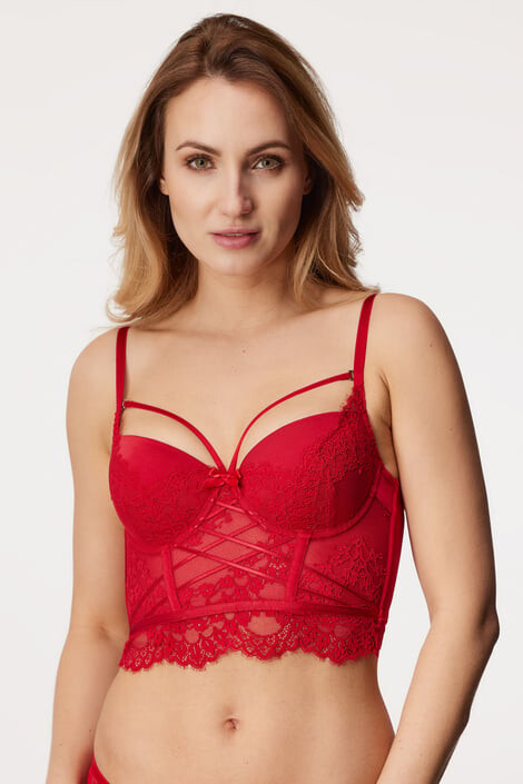 Hunkemöller Сутиен Claire Red подплатен - Pepit.bg