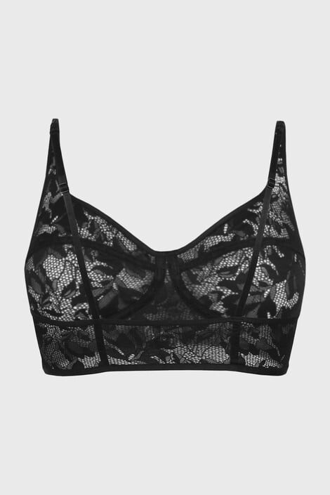 Hunkemöller Сутиен Elle Black Bralette - Pepit.bg