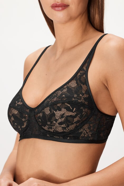 Hunkemöller Сутиен Elle Black Bralette - Pepit.bg