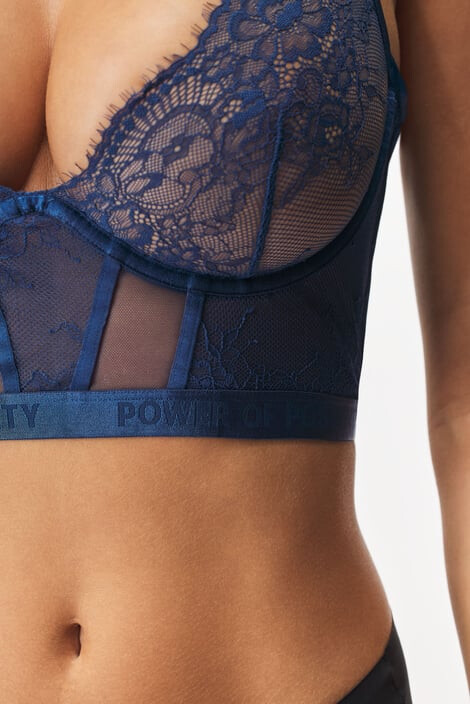 Hunkemöller Сутиен Honey Blue II без подплънки - Pepit.bg