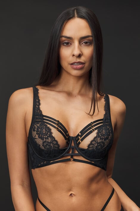 Hunkemöller Сутиен Iggy black - Pepit.bg
