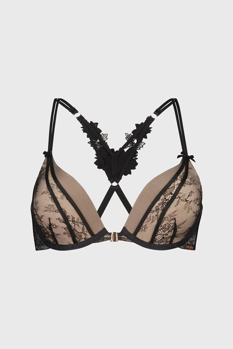 Hunkemöller Сутиен Kelsey Black Push-Up - Pepit.bg