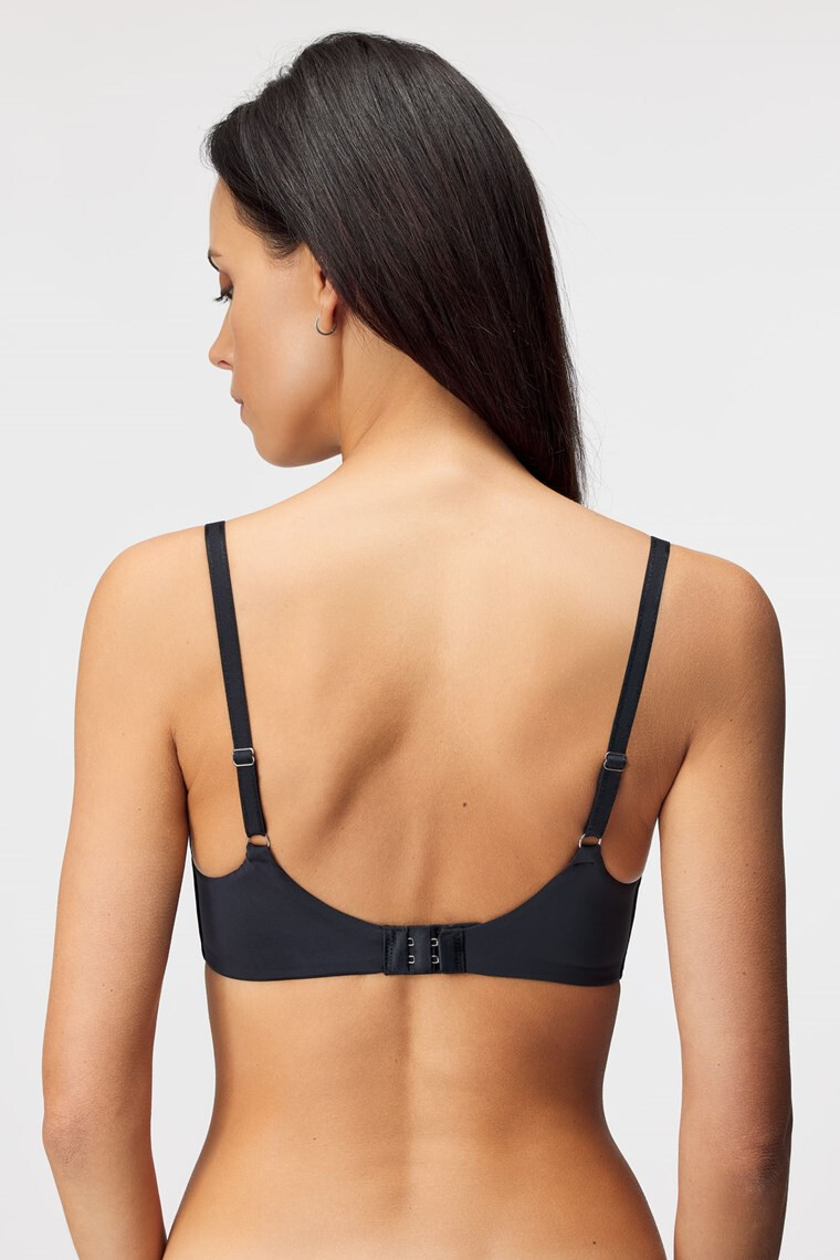 Hunkemöller Сутиен Mona Black подплатен без банели - Pepit.bg