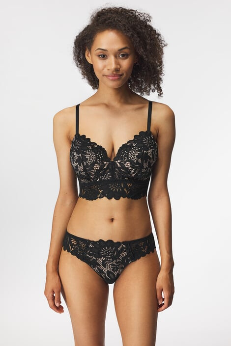 Hunkemöller Сутиен Shiloh Black без банели - Pepit.bg