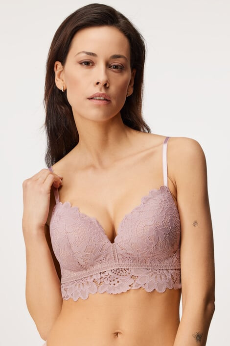 Hunkemöller Сутиен Shiloh Pink без банели - Pepit.bg