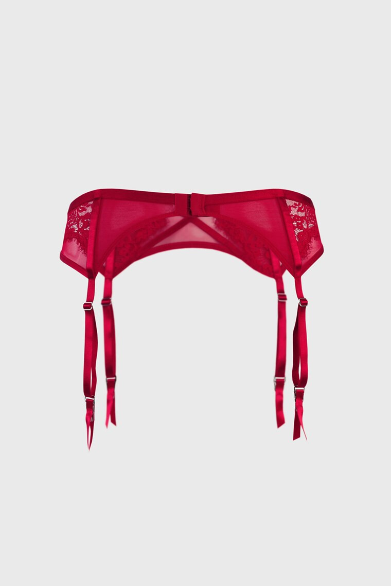 Hunkemöller Жартиерен колан Pauline Red - Pepit.bg