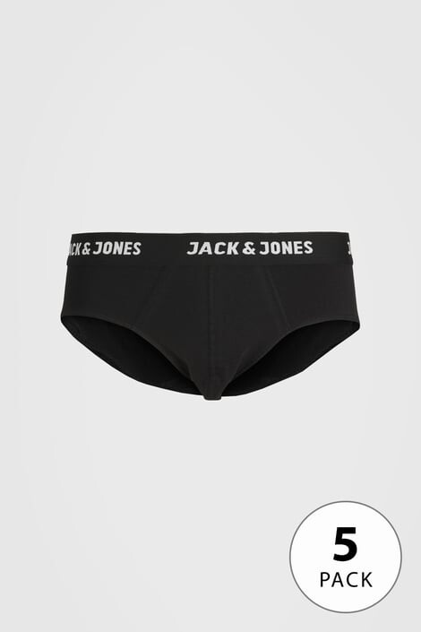 Jack & Jones 5 PACK слипове JACK AND JONES Solid - Pepit.bg