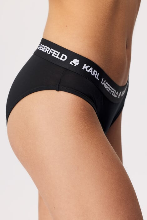 Karl Lagerfeld 2 PACK класически бикини Logo Hipsters - Pepit.bg