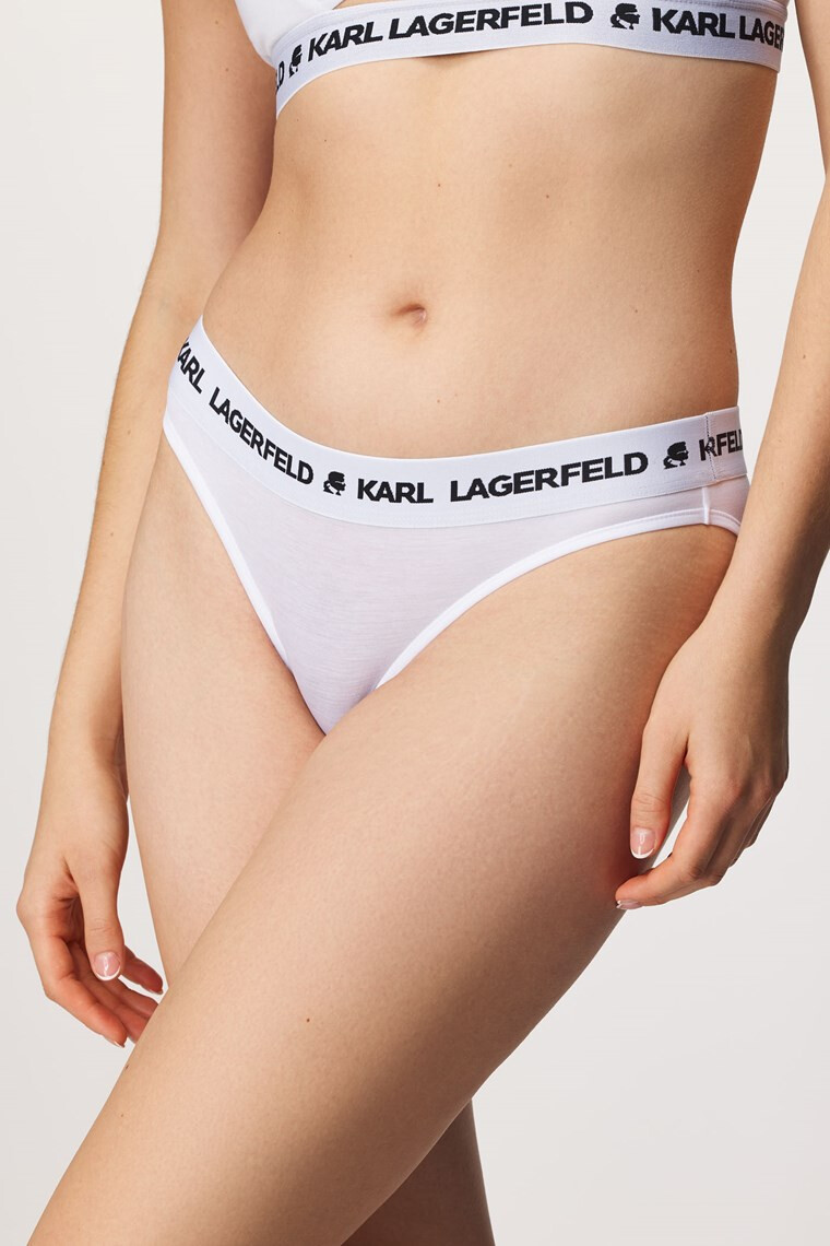 Karl Lagerfeld Спортни бикини бели - Pepit.bg