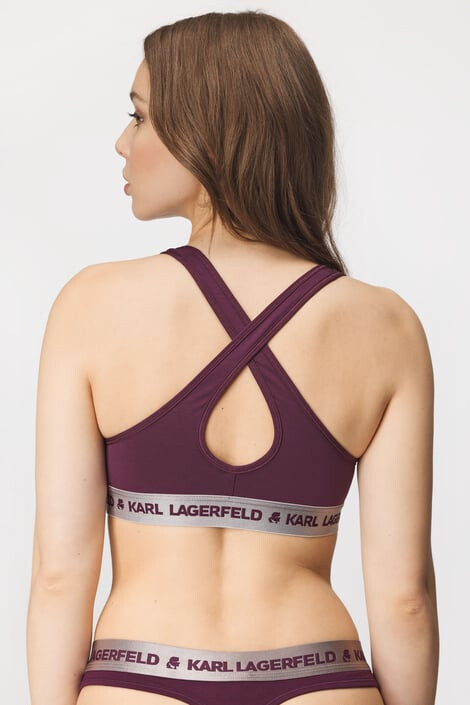 Karl Lagerfeld Сутиен Padded Metallic - Pepit.bg