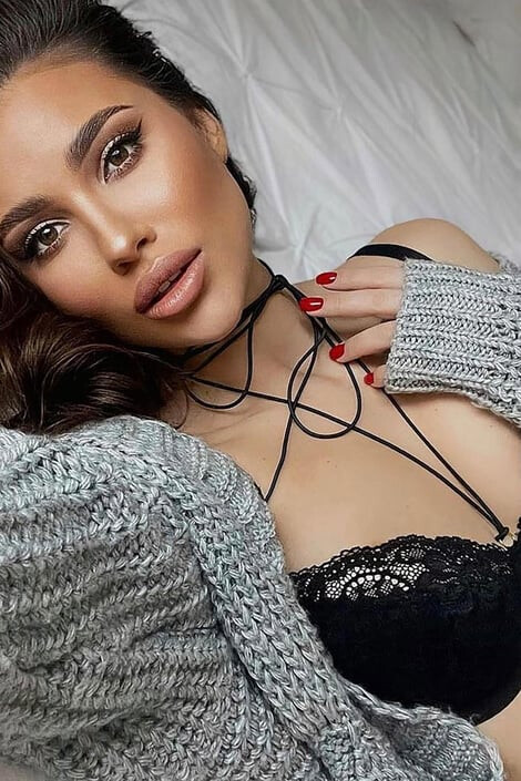 KINGA Сутиен Rochelle Choker подплатен с подвижни подплънки - Pepit.bg