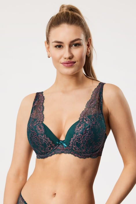 LAUMA lingerie Сутиен Wood Flower подплатен с подвижни подплънки - Pepit.bg