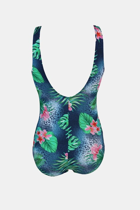 Lentiggini a Mila Swimwear Дамски цял бански Tropical Flower - Pepit.bg