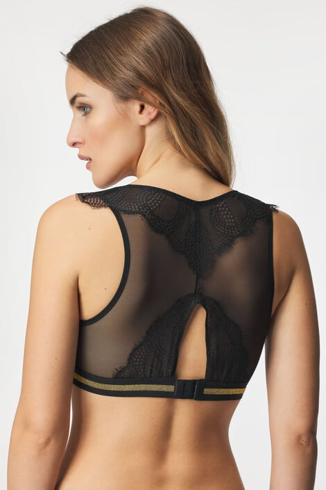 Luna Splendida Сутиен Cherry Gold Stripe Bralette Push Up - Pepit.bg