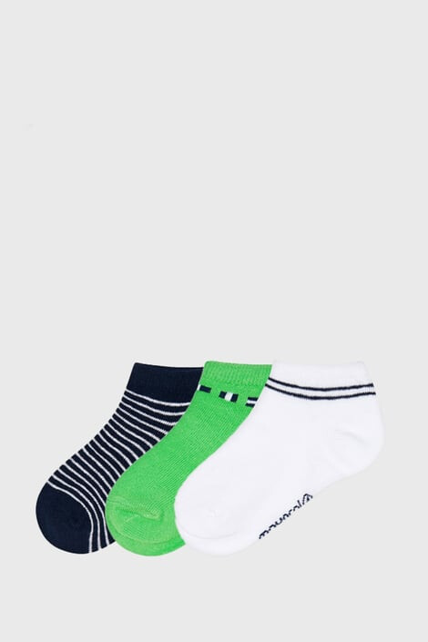 Mayoral Moda Infantil S:A.U. 3 PACK къси чорапи Matcha - Pepit.bg