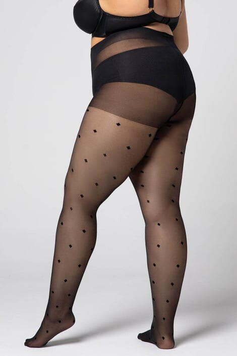 MONA QUEEN Чорапогащник Plus Size Diamond 30 DEN - Pepit.bg
